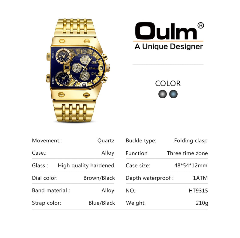 Reloj Casual Oulm 9115